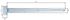 Penture anglaise 600 mm zinguée ALBERTS
