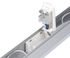 Réglette TORI 35cm LED aluminium 5,5W 400 lumens + interrupteur IP20 4000K - ARIC