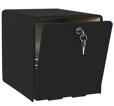 Boîte aux lettres Balthazar 2 portes noir BURG-WÄCHTER