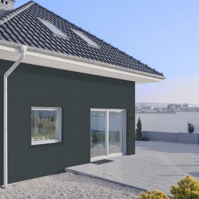 Peinture Ecran+ Façades Chantier Facile Mat Anthracite 2,5 L DULUX VALENTINE