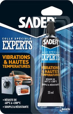 Colle de réparation Vibrations et hautes températures tube 55 ml - SADER