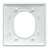 Plaque de finition 1 poste blanc/ effet laiton - Ovalis SCHNEIDER ELECTRIC