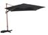 Parasol déporté 3 x 3 m inclinable et orientable mât en aluminium effet bois ht PROLOISIRS