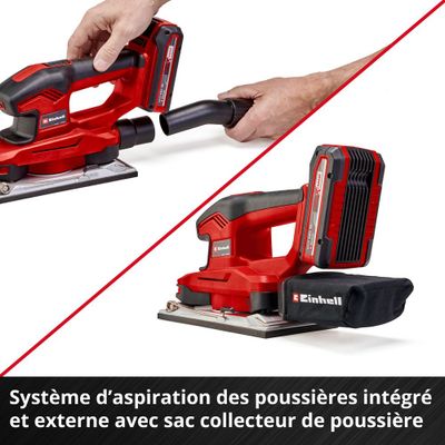 Ponceuse vibrante 150 W TE-OS 18/230 li solo EINHELL