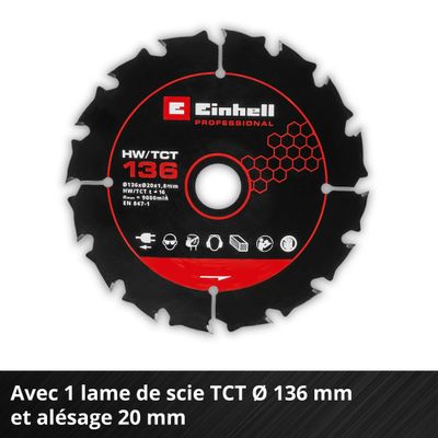 Scie-circulaire TP-CS 18/136-C Li BL