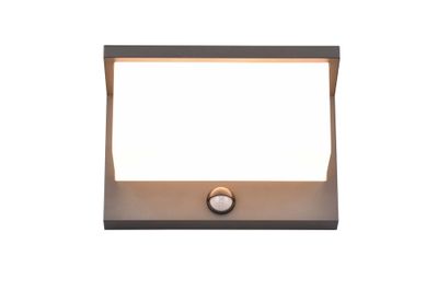 Applique extérieur LED détecteur de mouvements Nestos anthracite IP54 1300 lumens blanc chaud - TRIO