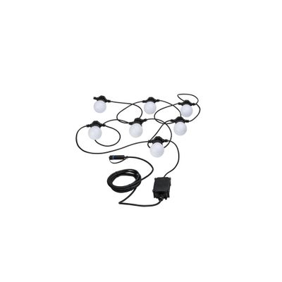 Guirlande lumineuse extérieur 6,8m LED Plug & Shine IP44 7x5 lumens blan chaud - PAULMANN