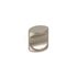 Bouton de meuble incurvé nickel 17 x 11 mm REI
