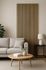 Panneau acoustique décoratif Ecowall Acoustic chêne miel 90 sur fond noir - Lot de 3 - 14 x 300 x 2600 mm - AJ TIMBER