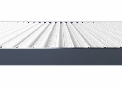 Pergola bioclimatique murale Sofia motorisée 4 x 3 m avec LED HOMALU