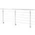 Garde-corps Harmony - Inox - L 2,50 m - Pose latérale - SOGEM
