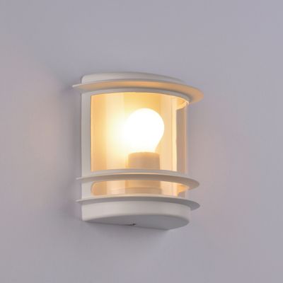 Applique extérieur E27 Cagliari blanc IP44 20W - COREP