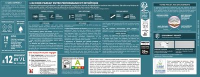 Peinture de rénovation pour salle de bain gris anthracite finition satinée 2L - V33