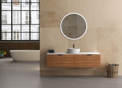 Miroir LED diamètre 100 cm BISHOP 2 - MP GLASS