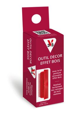 Peigne pour effet bois 10 cm - V33