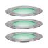 Spots encastrable extérieur LED RGBW multicolore compatible ZigBee IP65 3x3,6W 3x190 lumens 24V Kit de démarrage - Plug & Shine PAULMANN