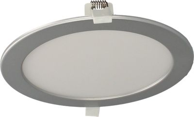 Spot LED encastrable extra-plat Ø220 mm Argent - Saturn ARLUX