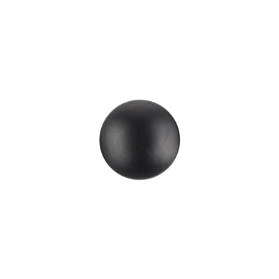 Bouton de meuble rond noir mat diamètre 25 mm REI