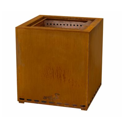 Brasero de cuisson sans fumée Z1 corten avec grille acier ARTISS