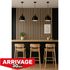 Panneau acoustique décoratif Ecowall Acoustic chêne cérusé 91 sur fond noir - Lot de 3 - 14 x 300 x 2600 mm - AJ TIMBER