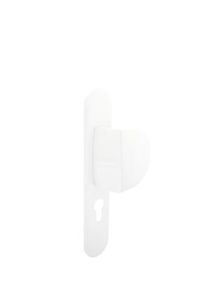 Demi-ensemble de poignée pour porte palière à cylindre Pianosa 195 mm aluminium blanc ALPERTEC