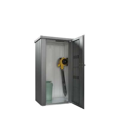 Armoire de balcon Julia gris quartz métallique T. M - BIOHORT