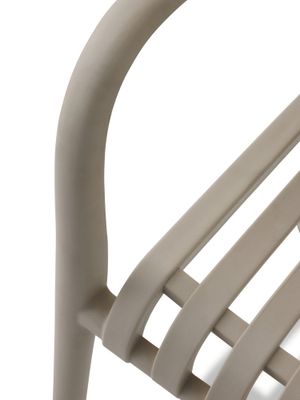 Fauteuil de jardin BARI polypropylène taupe - BOCARNEA
