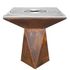 Brasero de cuisson G1 corten avec plaque plancha, grille et couvercle de protection  ARTISS