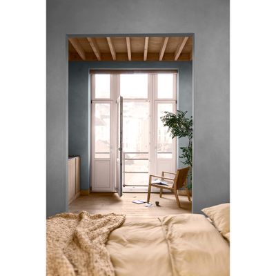Peinture crème de couleur Anthracite satin 1L - DULUX VALENTINE