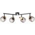 Arc métal et bois E14 4X25W GIADA BRILLIANT
