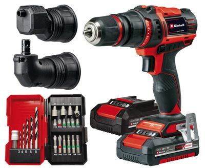 Perceuse à percussion sans fil 18 V POWER X CHANGE TE-CD 18/45 Li-i (2 batteries + 22 acc.) - EINHELL