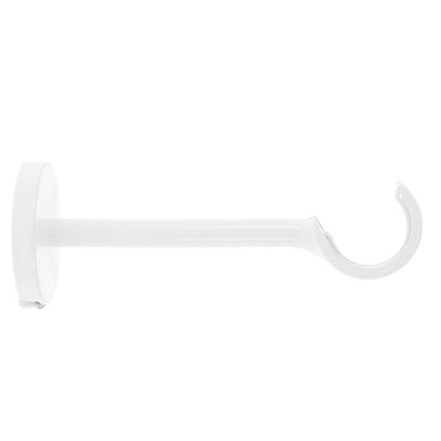 Support ouvert en métal de 120 mm diam 28 mm Finition Blanc brillant par 2 - MOBOIS