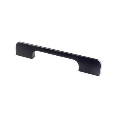 Poignée de meuble aluminium noir mat entraxe 128 mm REI
