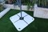 Dalle pour pieds de parasol 49 x 49 x 5,3 cm Blanc - FABEMI