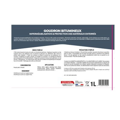 Goudron bitumeux 1L SPADO