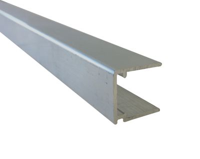 Profil U alu pour plaque polycarbonate 16 x 16 x 938 mm - ONDULINE
