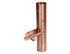 Récupérateur d'eau de pluie cuivre diam.80 mm pour gouttière EDILIANS