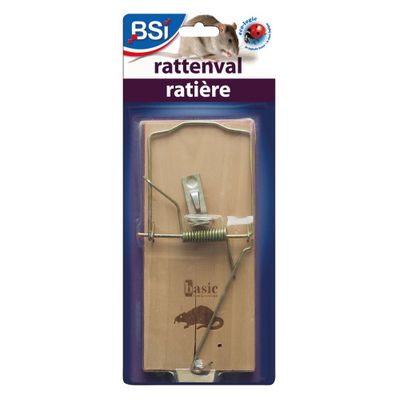 Tapette à souris et rats socle en bois - BSI