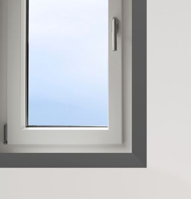 CORNIERE PVC GRIS TITANE 20X20MM 2M CQFD