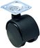 Roulette pivotante à platine diamètre 42 mm