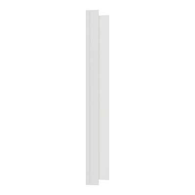 Plaque de finition 2 postes Odace 2025 Métal effet céramique blanc / blanc - SCHNEIDER ELECTRIC