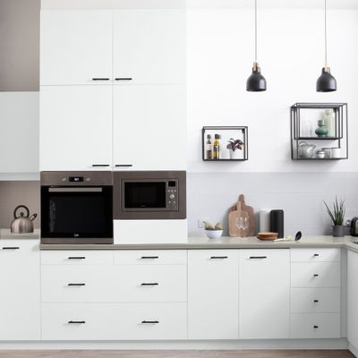 Peinture de rénovation pour cuisine blanc finition mate  0,75L - V33