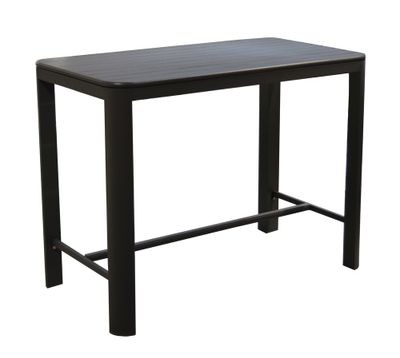 Table mange debout EOS aluminium gris 140x74x105 cm 6 places, Livraison à domicile incluse - PROLOISIRS