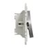 Double Interrupteur va-et-vient aluminium - Odace 2011 SCHNEIDER ELECTRIC