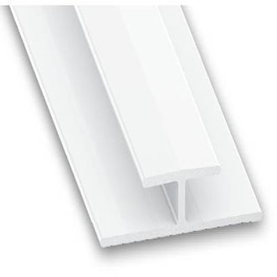 Profilé de raccord pour panneau PVC blanc épaisseur 3,5 mm 1m CQFD
