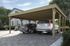 Carport double -  609 - 604 x 621 cm - toit en acier Livraison gratuite domicile WEKA