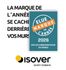 Rouleau de laine de verre GR32 pour mur - Épaisseur 160 mm - l.1,20 x L.2,7 m ISOVER