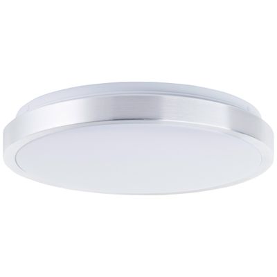 Plafonnier LED intégrée Livius rond blanc Ø33cm 2400 lumens BRELIGHT