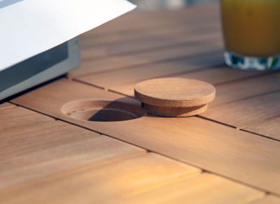 Table sophie pliante d120 acacia PROLOISIRS Livraison à domicile incluse