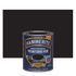 Peinture fer extérieur direct sur rouille finition lisse noir brillant 0,75 L - HAMMERITE
